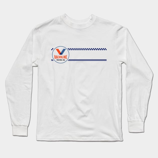 Valvoline Racing Oil Pit Crew Long Sleeve T-Shirt by sinewave_labs